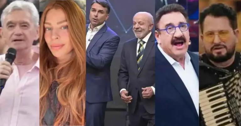 Serginho, Grazi, Ratinho, Glória, Marrone e mais: Saiba quais famosos apoiam Lula e Flávio Bolsonaro