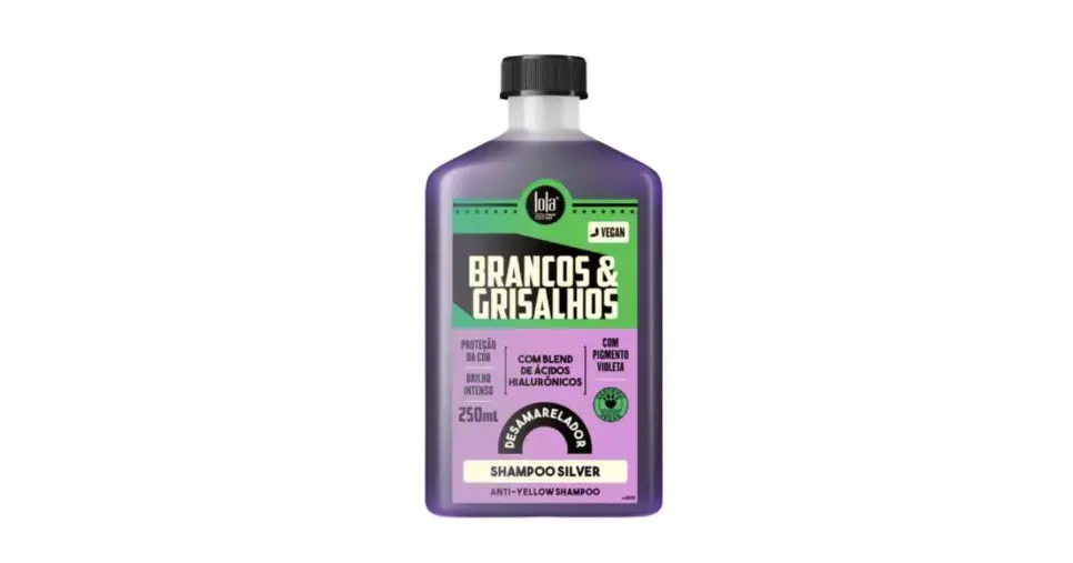 Shampoo Silver Lola Cosmetics Brancos &amp; Grisalhos (Foto: Divulgação)
