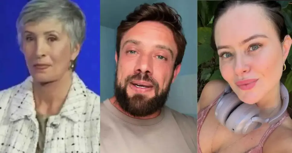 Sônia Bridi, Rafael Cardoso e Mariana Bridi (Fotos: Reproduções / Globo / Instagram) Sônia Bridi, Rafael Cardoso e Mariana Bridi (Fotos: Reproduções / Globo / Instagram)