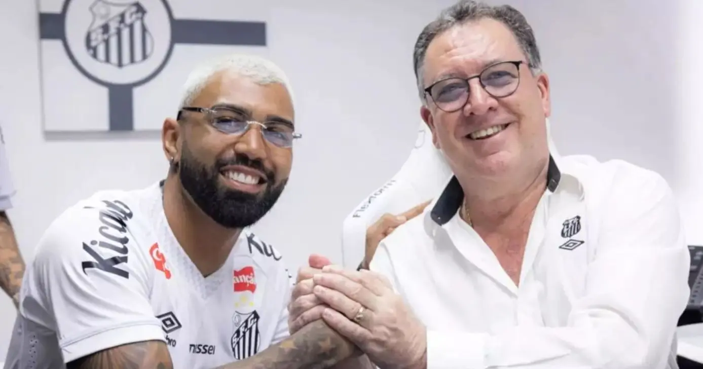Teixeira avalia negociação com Cruzeiro para ter Gabigol no Santos (Foto: Raul Baretta/Santos FC)