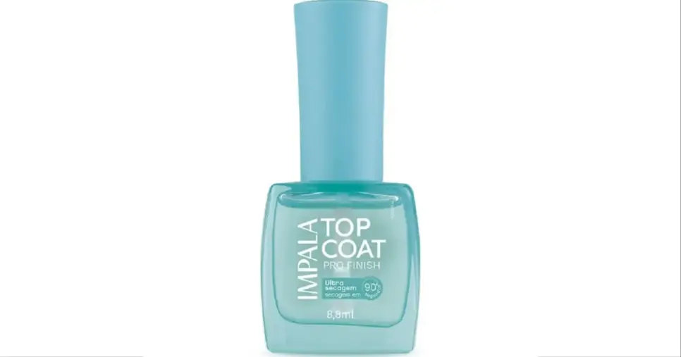 Top Coat Impala Pro Finish Ultra Secagem (Foto: Reprodução/Internet)