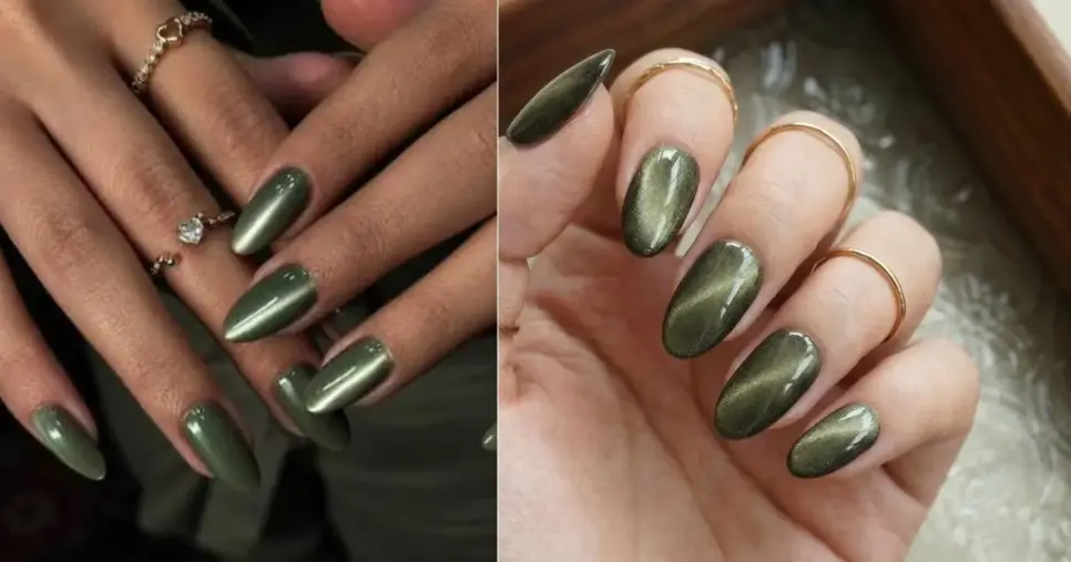Verde oliva cat eyes (Foto Reprodução/Lennita/Tv Foco/Pinterest)
