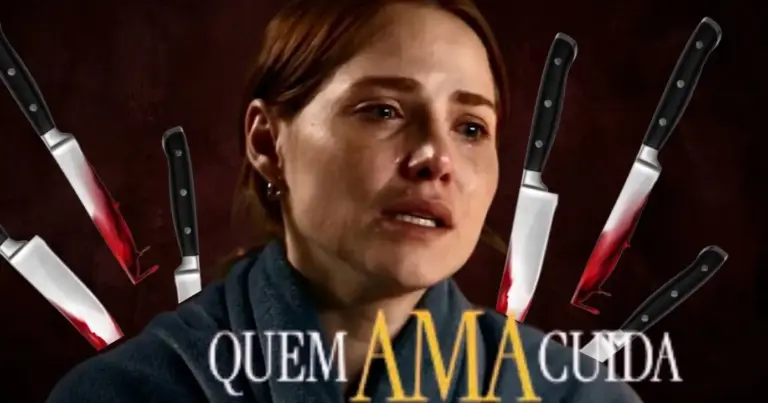 Rasteira: Adriana leva facada por quem ela mais confiava em Quem Ama Cuida Rasteira: Adriana leva facada por quem ela mais confiava em Quem Ama Cuida