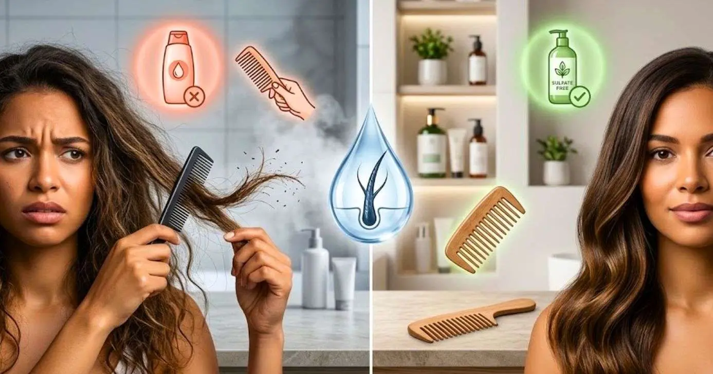 Veja o que causa o frizz em seu cabelo (Foto Reprodução/Montagem/Lennita/Canva)