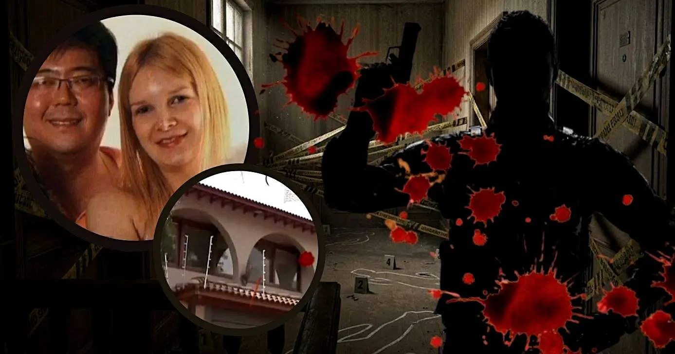 Casa da família de Marcos Matsunaga é invadida e tarde de horror termina em morte (Foto Reprodução/Montagem/Lennita/Record/Arquivo pessoal/Canva/TV Foco)