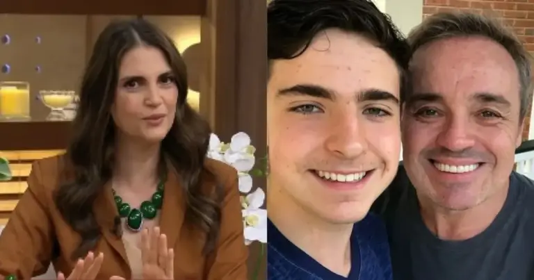 Chris Flores faz revelação inédita do que ouviu de Gugu antes de morrer sobre o filho: “Ele sempre viu”