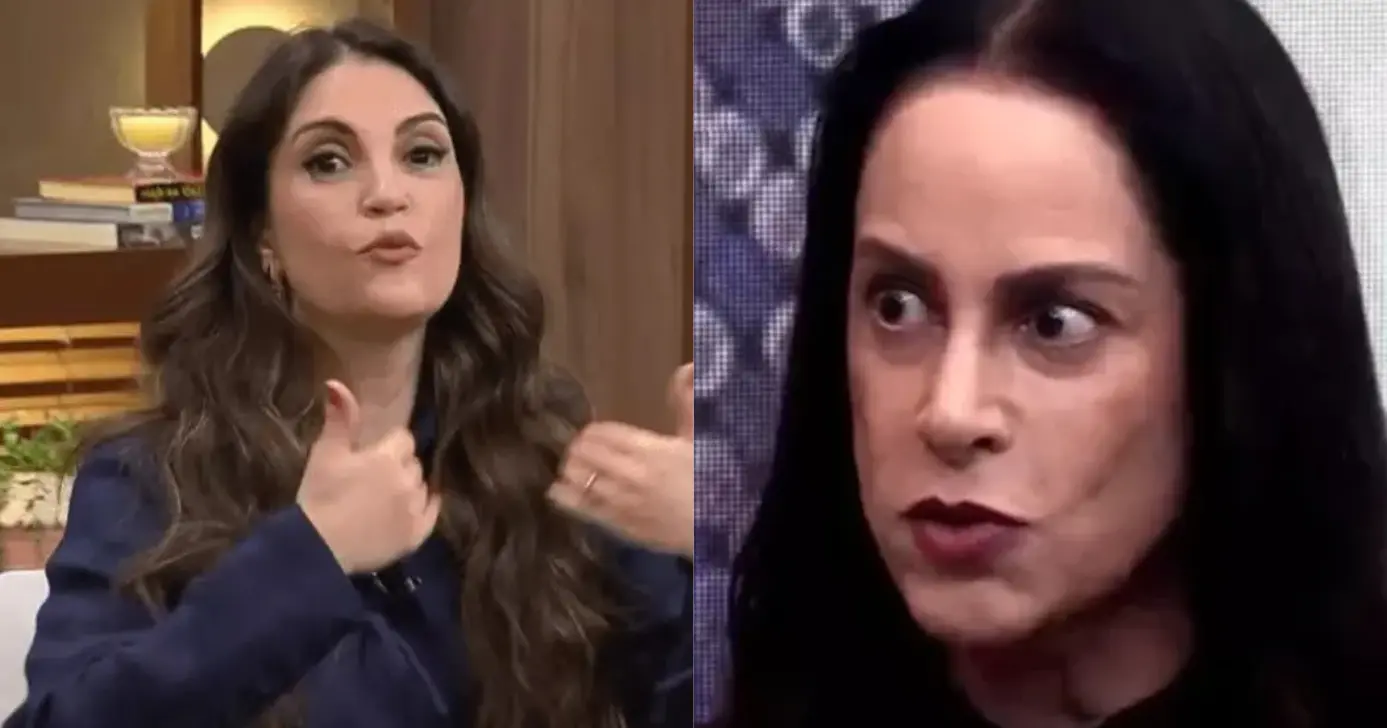 Chris Flores e Silvia Abravanel. (Montagem: TV Foco)