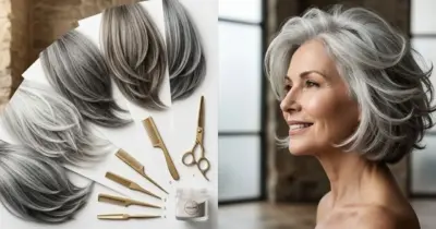Adeus cabelo fino! 5 cortes dão volume imediato e encorpam o grisalho após os 50 anos