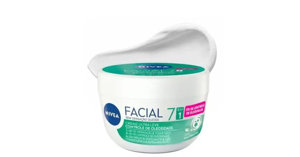 Creme Facial Controle da Oleosidade Ultraleve 7 Creme Facial Controle da Oleosidade Ultraleve 7