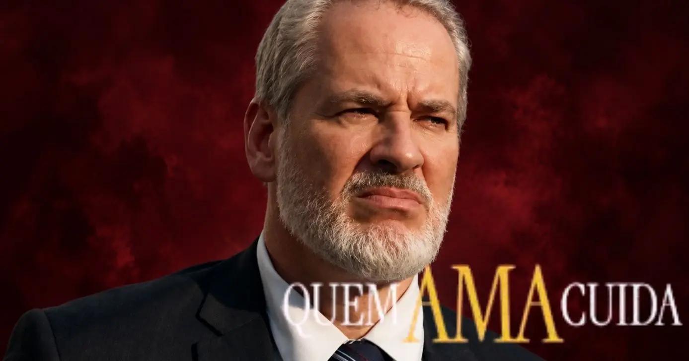Ademir entra em pânico e monta plano de fuga arriscado em "Quem Ama Cuida" (Foto Reprodução/Montagem/TV Foco/Canva/Globo)