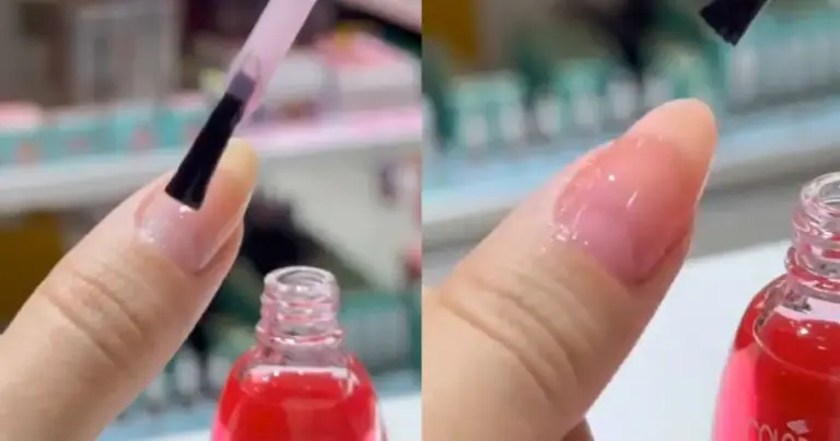 Efeito unha de gel: esmalte barato cria acabamento brilhante e natural Efeito unha de gel: esmalte barato cria acabamento brilhante e natural