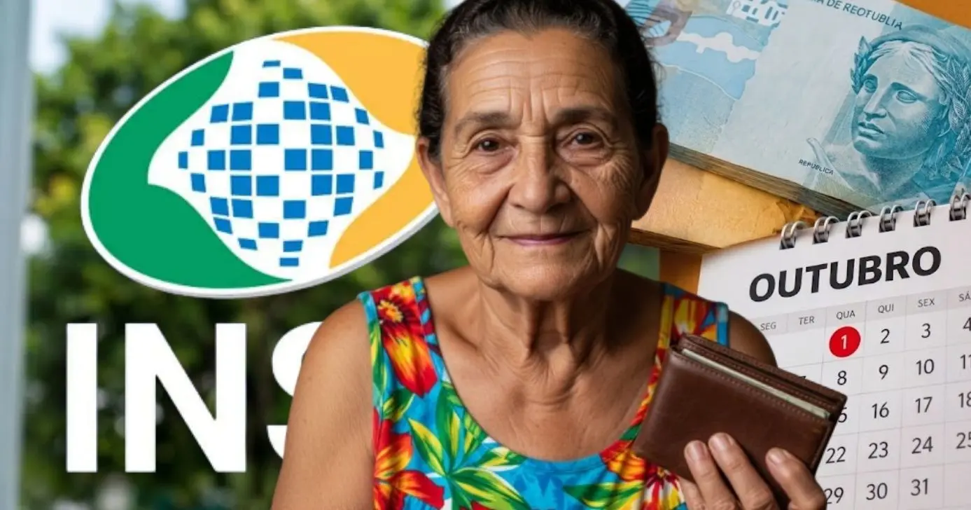 INSS libera pagamentos de outubro (Foto Reprodução/Montagem/Lennita/Canva/INSS)