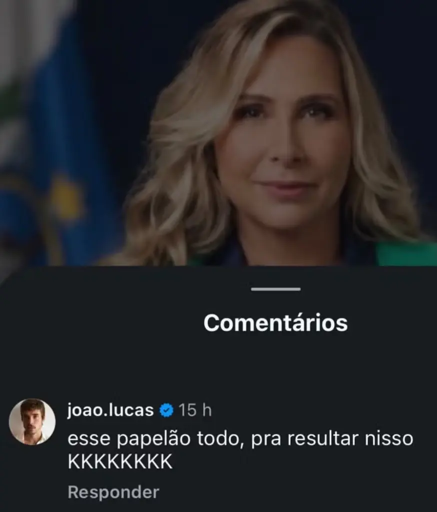 Marido de Sasha debochando no fracasso de Andrea Sorvetão (Foto: Reprodução / Instagram)