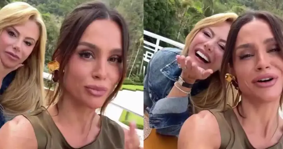 Poliana Rocha e Júlia Norremose (Foto: Reprodução/Instagram) 