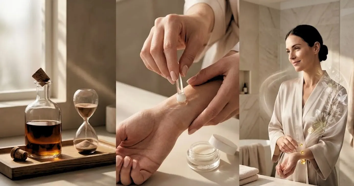 Veja como potencializar o perfume (Foto Reprodução/Montagem/Lennita/TV Foco/Canva)