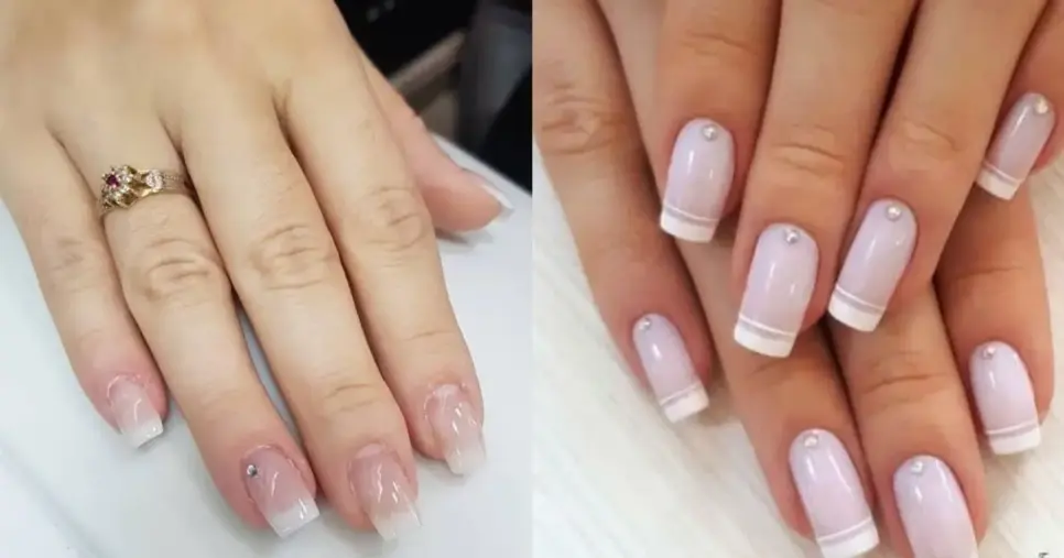 Unhas com pontos de luz (Foto Reprodução/Montagem/Lennita/Pinterest) Unhas com pontos de luz (Foto Reprodução/Montagem/Lennita/Pinterest)