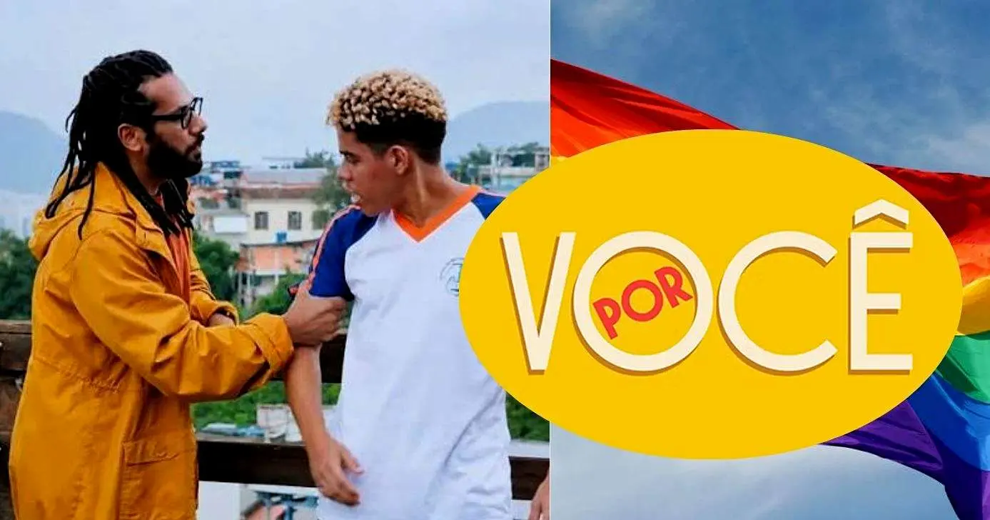 Astro de "Por Você" declarou ser LGBTQUIA+ (Foto Reprodução/Montagem/Lennita/Canva/Globo)