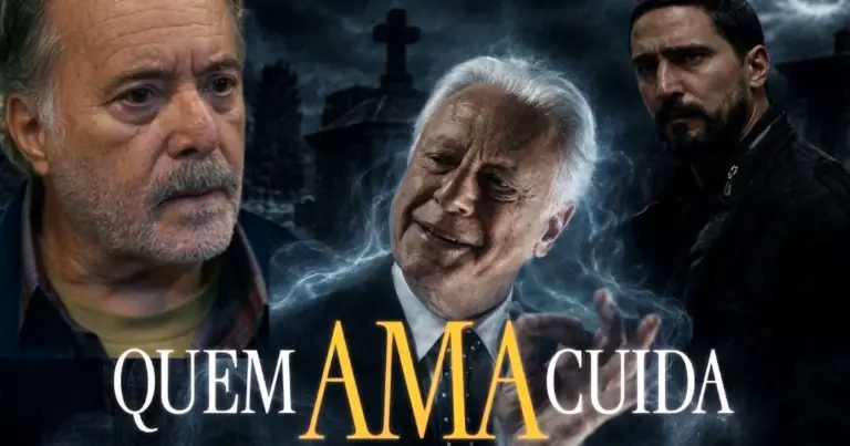 Pacto entre Heitor e Otoniel traz espírito de Arthur para solucionar crime em Quem Ama Cuida Pacto entre Heitor e Otoniel traz espírito de Arthur para solucionar crime em Quem Ama Cuida