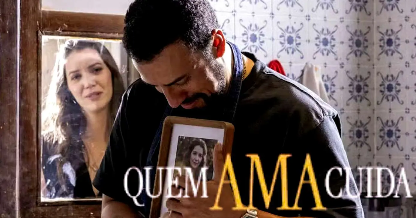 Joel terá um encontro emocionante com Francesca em "Quem Ama Cuida" (Foto Reprodução/Montagem/Lennita/Canva/Globo)