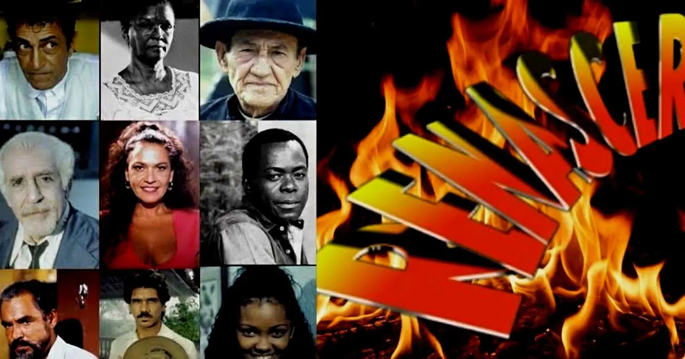 Astro de Renascer morreu em incêndio (Foto Reprodução/Montagem/Lennita/Canva/TV Foco/Globo)
