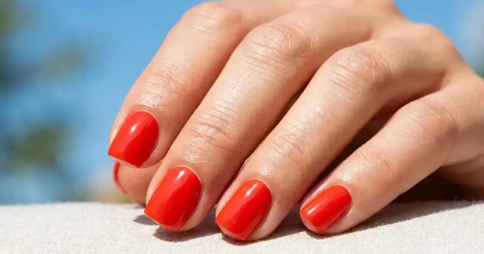 Esmalte vermelho (Foto: Reprodução) Esmalte vermelho (Foto: Reprodução)