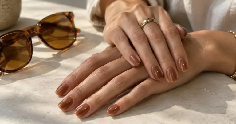 Parece lente: Nova tendência deixa as unhas com efeito de óculos de sol Parece lente: Nova tendência deixa as unhas com efeito de óculos de sol