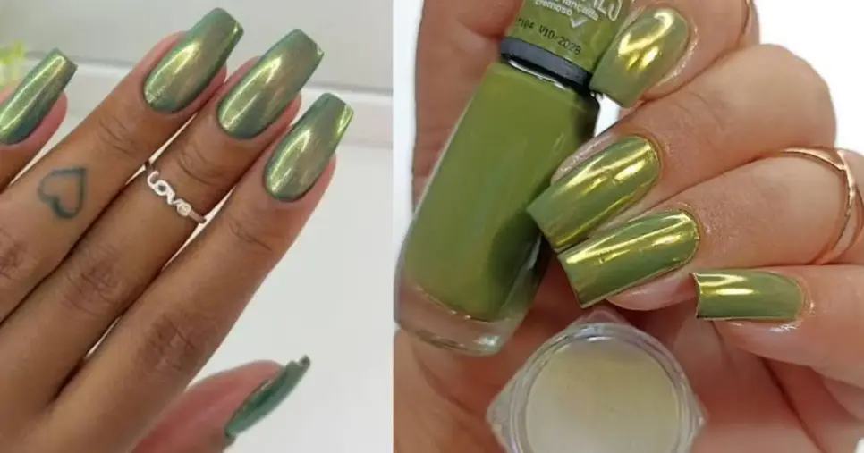 Verde-sálvia cromado (Foto Reprodução/Lennita/Tv Foco/Pinterest)