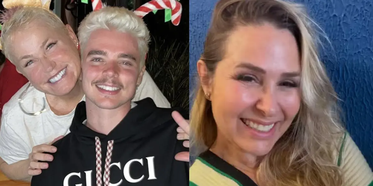 Xuxa, João Lucas e Sorvetão. (Fotos: Reprodução / Instagram)